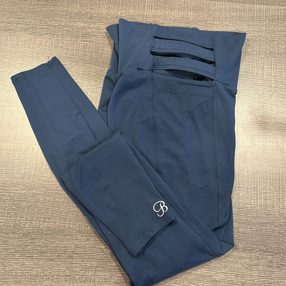 COPY - Bombshell Sportswear Blue Cut Out Active Leggings